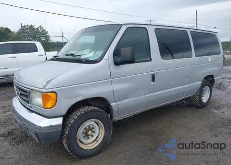 2007 Ford E-150 Chateau/Xl/Xlt z USA, uszkodzony, nr VIN 1FMNE11L37DA19534